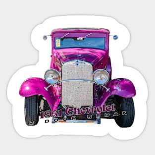 1931 Chevrolet 2 Door Sedan Sticker